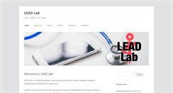 Desktop Screenshot of leadlab.ca